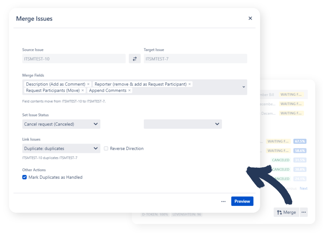 Jira: Merge Issues